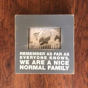 Frame. Primitives by Kathy. “Normal Family”